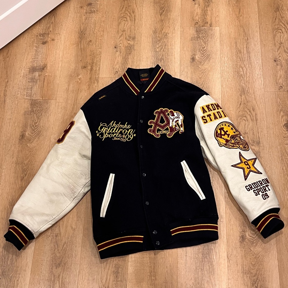 Vintage Jacket Akademics Letterman Bomber